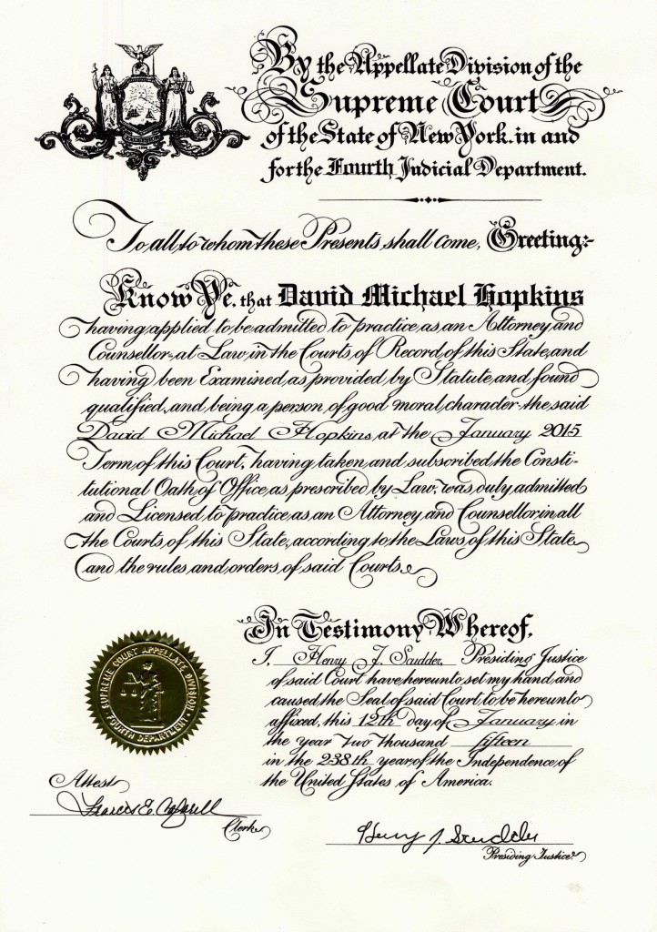certificate of assignment family law