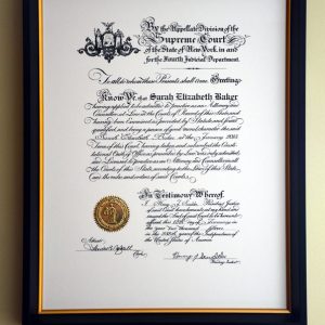 Large Legal Certificate | Law Certificates